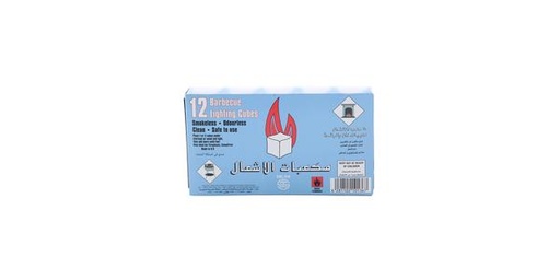 [156881] FALCON BARBECUE LIGHTING CUBES 12'S