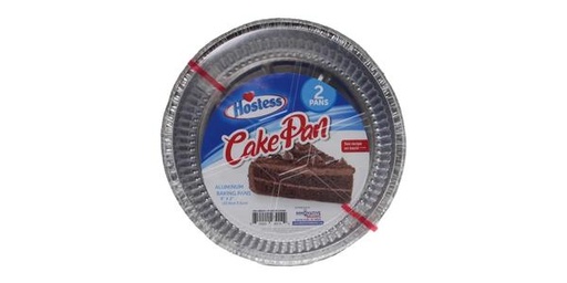 [143621] HOSTESS ALUMINUM 2PK 9" ROUND PANS EA
