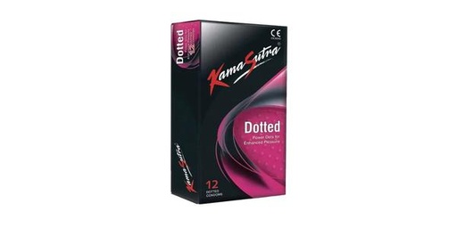 [133528] KAMA SUTRA CONDOM DOTTED 12S
