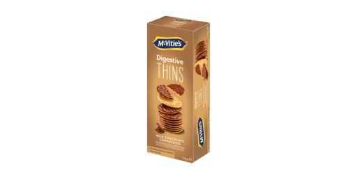 [113572] MCVITIES THIN MILK CHOC CAPUCCINO 150G