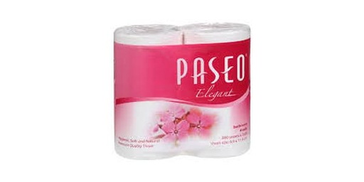 [125417] PASEO TOILET ROLLS 280S 4ROLLS