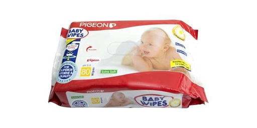 [133735] PIGEON BABY WIPS 80SHEETS REFIL 