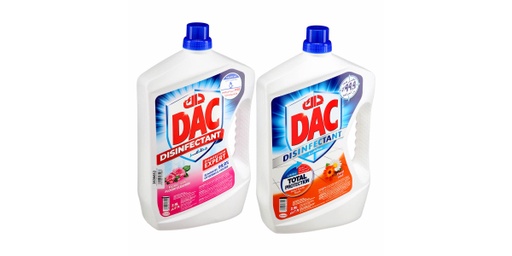 [153860] DAC DISINFCTANT ROSE+FLORAL 2X2.9L