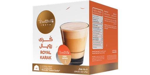 [154749] DALLASPRESSO ROYAL KARAK SAFRON TEA 8'S 120G