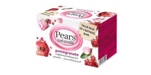 [156802]  PEARS NATURALE POMEGRANATE 4X125G