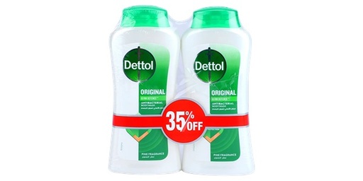 [147820] DETTOL SHOWER GELL ORIGINAL 2X250ML @ 35% OFF