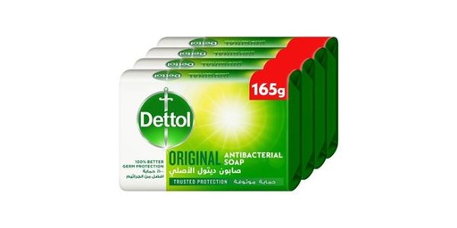 [143116] DETTOL SOAP ORIGINAL @35% OFF 4X165G
