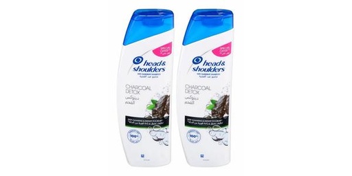 [128698] H&S SHAMPOO CHARCOAL DETOX 25% OFF 2X400ML