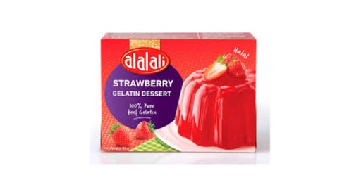 [132396] AL ALALI GELATIN - STRAWBERRY 80G