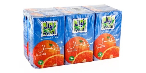 [125892] AWAL ORANGE JUICE 6X250ML
