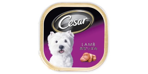 [130075] CESAR LAMB DOG FOOD CAN, 100G