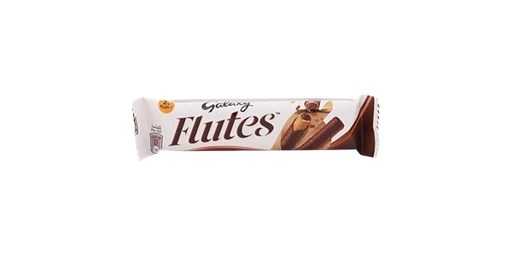 [125482] GALAXY FLUTES CHOCOLATE WAFER ROLL 2 FINGERS, 22.5G