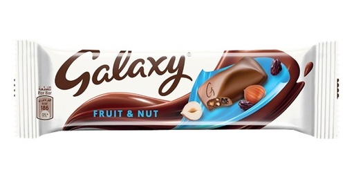 [120078] GALAXY FRUIT & NUT CHOCOLATE BAR, 36G