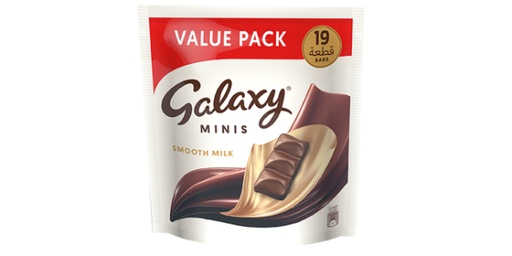 [153654] GALAXY MINIS SMOOTH MILK CHOCOLATE, 19 PIECES, 237.5G
