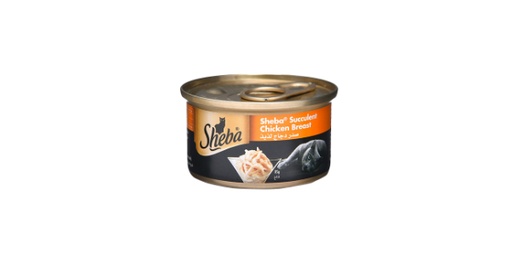 [113276] SHEBA SUCCULENT CHICKEN BREAST CAT FOOD CAN 85G