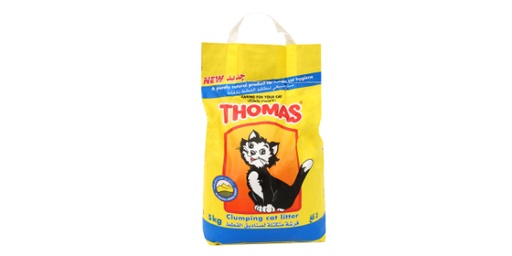 [113289] THOMAS CLUMPING CAT LITTER BAG, 5KG
