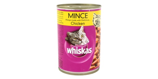 [153673] WHISKAS CHICKEN IN GRAVY WET CAT FOOD CAN, 400G