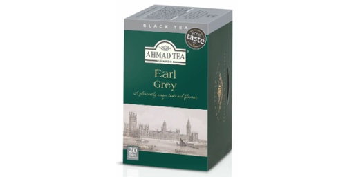 AHMAD TEA EARL GREY TEA BAGS 20 BAGS