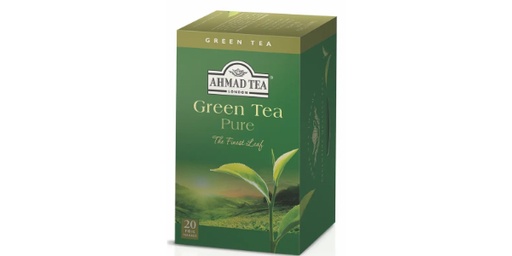 [148659] AHMAD TEA PURE GREEN TEA BAGS 20 BAGS