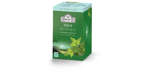 AHMAD TEA GREEN MINT MYSTIQUE TEA BAGS, 20 BAGS