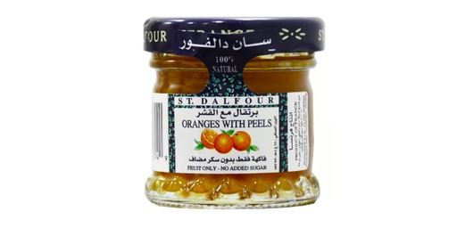 ST. DALFOUR ORANGE WITH PEELS JAM, 28G