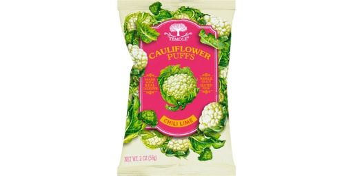 TEMOLE CAULIFLOWER PUFFS CHILI & LIME 56G