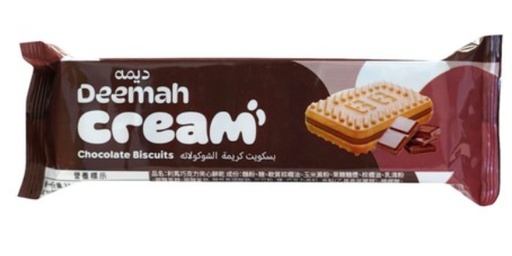 DEEMAH CREAM BISCUIT CHOCOLATE, 68G