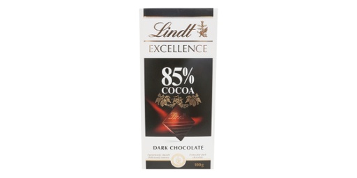 [113647] LINDT EXCELLENCE DARK CHOCLATE 85% COCOA, 100G