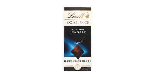 [113653] LINDT EXCELLENCE SEA SALT CHOCLATE, 100G