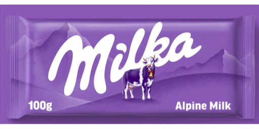 MILKA ALPHINE MILK CHOCOLATE, 100G