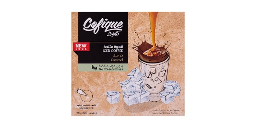 COFIQUE ICED COFFEE SACHET CARAMEL 24G