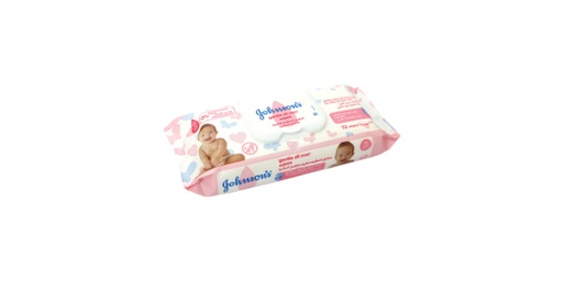 [132771] JOHNSONS BABY GENTLE ALL OVER WIPES 72S