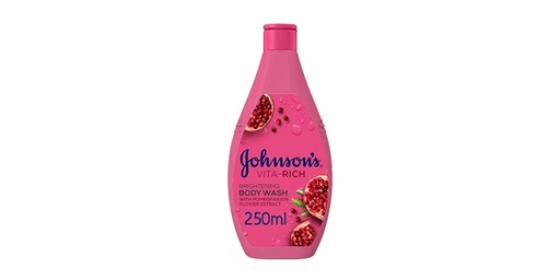 [112059] JOHNSONS BODY WASH VR POMEGRANATE - BRIGHT 250ML