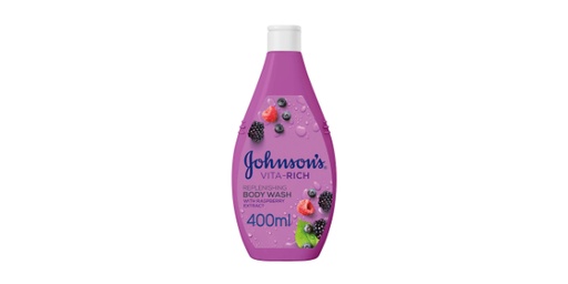 [143043] JOHNSONS BODY WASH VR BERRY - REPLENISH 400ML