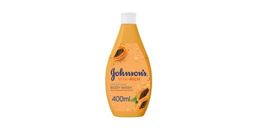 [143042] JOHNSONS BODY WASH VR PAPAYA - SMOOTH 400ML