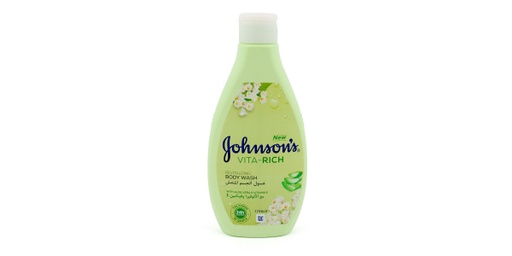 JOHNSONS BODY WASH VR ALOE & VIT-E 250 ML
