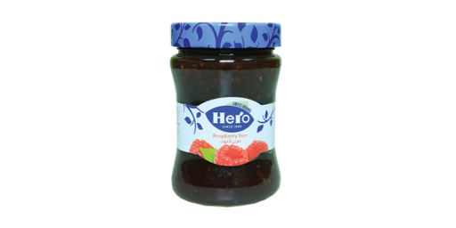 [114023] HERO RASPBERRY PRESERVES 350GM