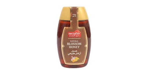 [114006] NECTAFLOR BLOSSOM BEE HONEY SQUEEZY 250GM