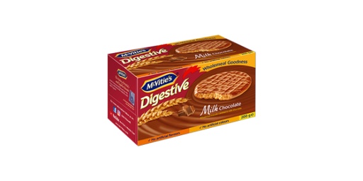 [113578] MCVITIES DIGESTIVE BISCUIT MILK CHOCOLATE 200 GM