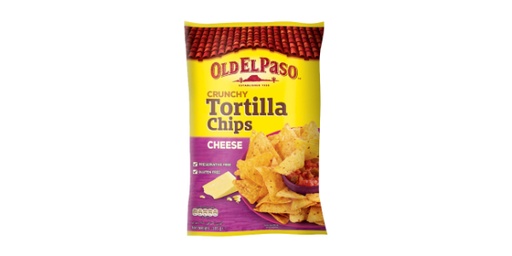 [113212] OLD EL PASO TORTILLA CHIPS CHEESE 185G