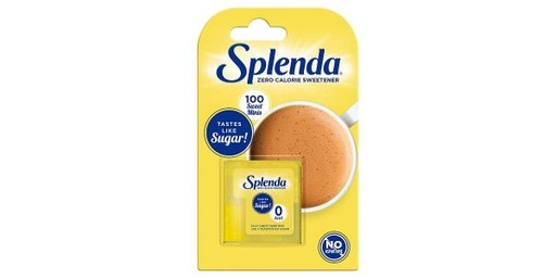SPLENDA ZERO CALORIE SWEETENER MINI 100 TABTETS