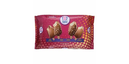 [131515] BASKIN ROBINS MULTIPACK STICK BAR 4X65ML
