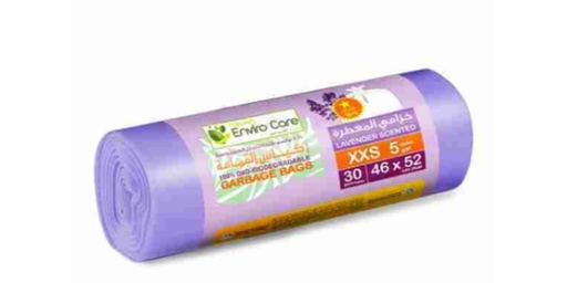 [123289] NEC BIO-DEGRADBLE LAVENDAR SCENTED GARBAG BAGS 46X52CM  5 GLNS