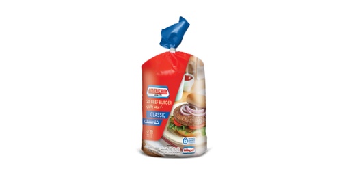 [110650] AMERICANA CLASSIC BEEF BURGER 1KG    