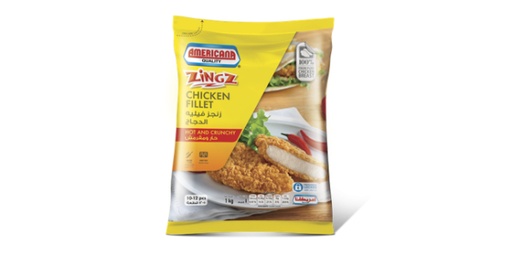 [110704] AMERICANA ZINGZ CHICKEN FILLET 1KG