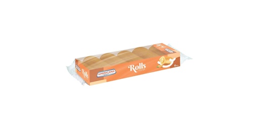 [110608] AMERICANA 6 PCS MINI ROLL ORANGE 120GM