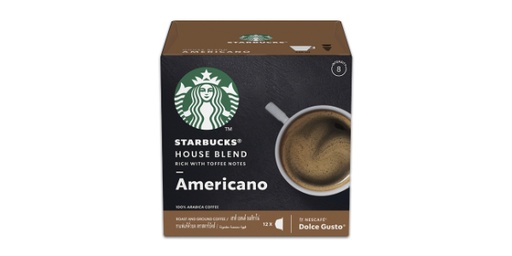 [148763] STARBUCKS AMERICANO HOUSE BLEND 12CAPS 102GM