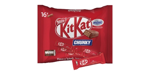 [113708] KITKAT CHUNKY CHOCOLATE WAFER MINIS 250 GR