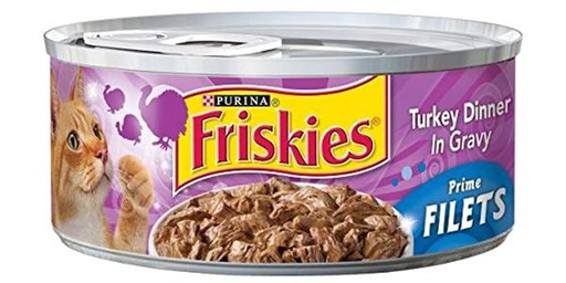[113250] FRISKIES PRIME FILETS TURKEY WET CAT FOOD 5.5OZ