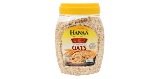 [124874] HANAA TRADITIONAL WHOLEGRAIN OATS 900 GM